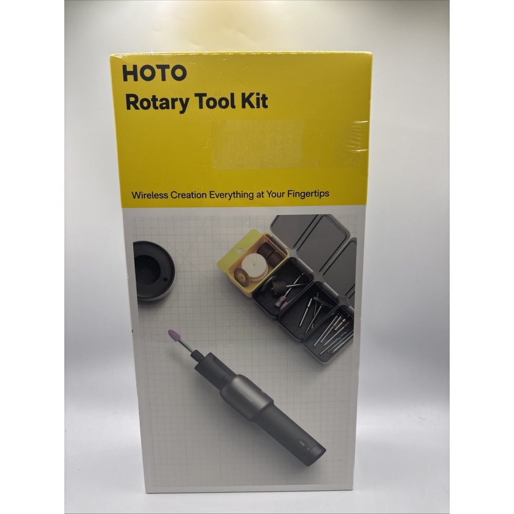 HOTO 35-in-1 Cordless Rotary Tool Kit 5 Variable Speed 4V 25000RPM 2000mAh USB-C